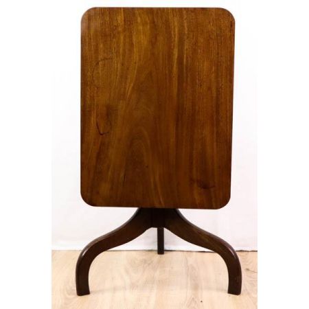 Antiker Tripod Tilt Top Table, Mahagoni, ca. 19. Jahrhundert