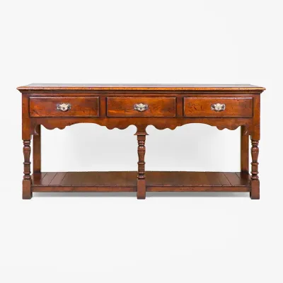 Englisches Sideboard aus  Old English Oak Eiche – Antikes Sideboard Eiche  im klassischen Stil