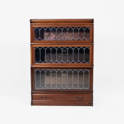 Original Globe Wernicke Bücherregal aus Massivholz – England ca. 1910