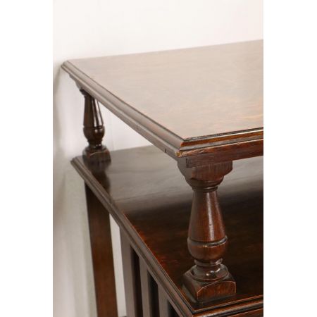 Antikes Revolving Bookcase mit Messing Plaketten, Mahagoni, ca. 19. Jahrhundert