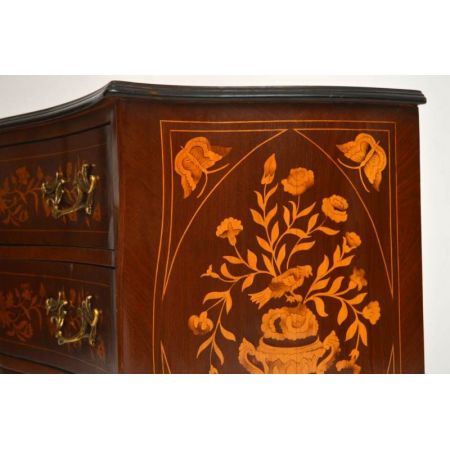 Antike Dutch Marquetry Kommode / Chest of Drawers