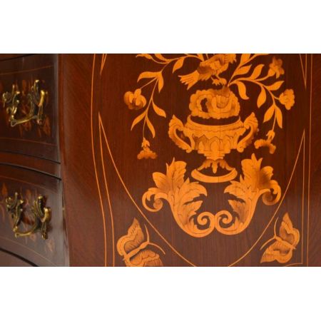 Antike Dutch Marquetry Kommode / Chest of Drawers