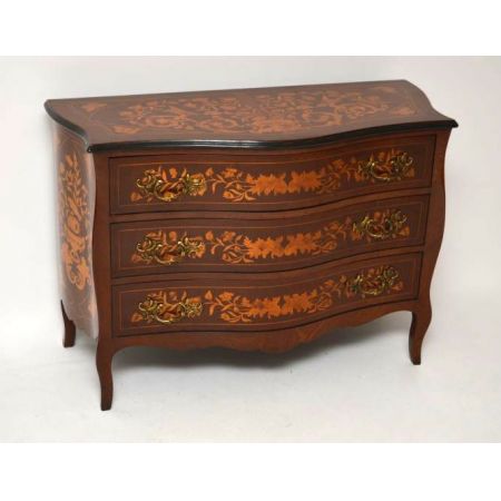 Antike Dutch Marquetry Kommode / Chest of Drawers