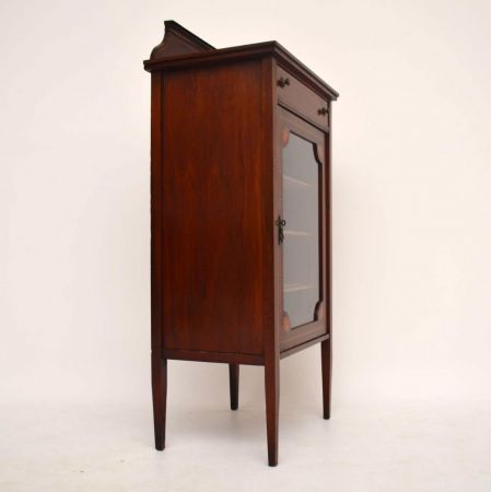 Antikes Edwardian Mahagoni Kabinett Sideboard kleiner Tisch