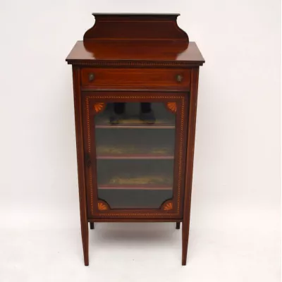 Antikes Edwardian Mahagoni Kabinett Sideboard kleiner Tisch