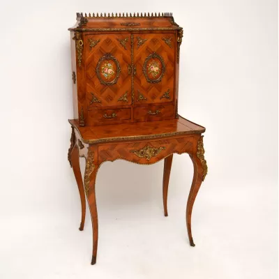 Antiker French Kingwood Escritoire Writing Table