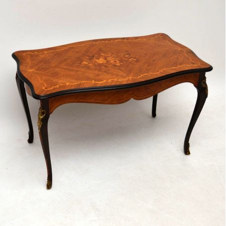 Antik Französischer Stil Intarsien Rosewood Couchtisch Sofatisch