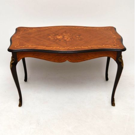 Antik Französischer Stil Intarsien Rosewood Couchtisch Sofatisch