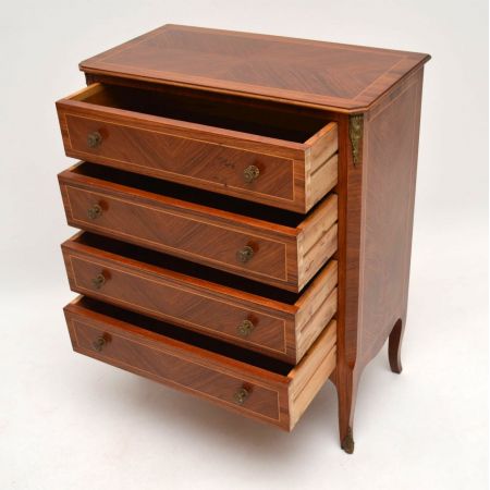 Antike French Kingwood & Rosewood Commode Chest