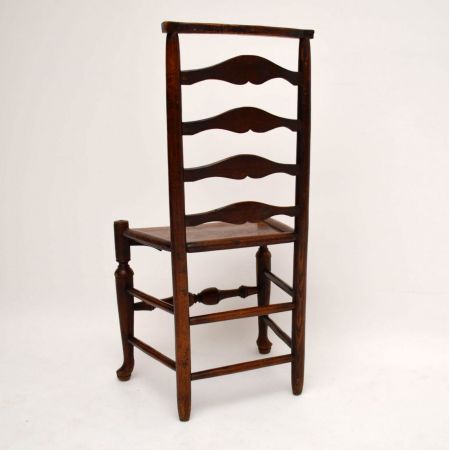 Antiker Ladderback Stuhl aus dem 18. Jahrhundert