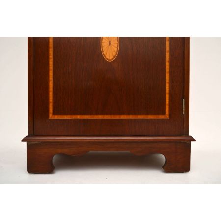 Antikes georgisches Mahagoni Bücherregal