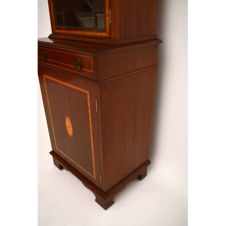 Antikes georgisches Mahagoni Bücherregal