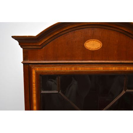 Antikes georgisches Mahagoni Bücherregal