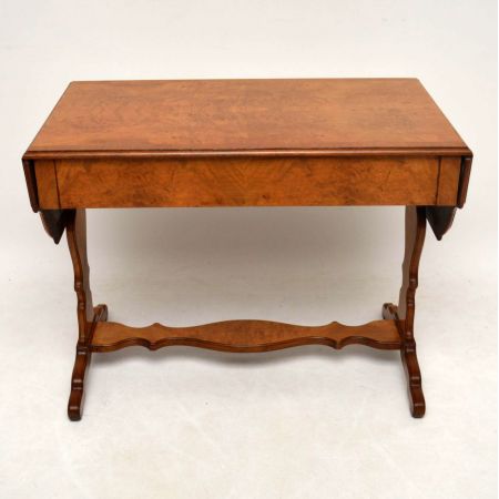 Antik Burr Walnuss Sofa Tisch