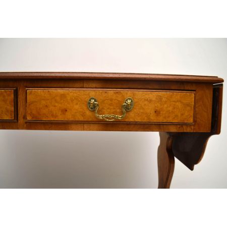 Antik Burr Walnuss Sofa Tisch