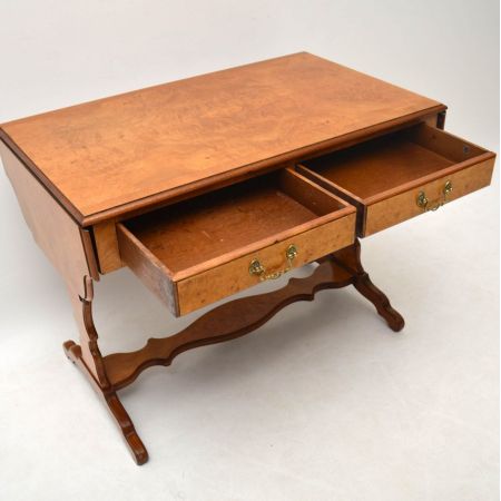 Antik Burr Walnuss Sofa Tisch