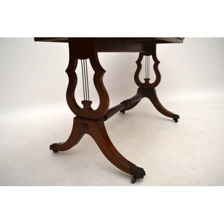 Antiker Regency Stil Walnuss Sofa Tisch