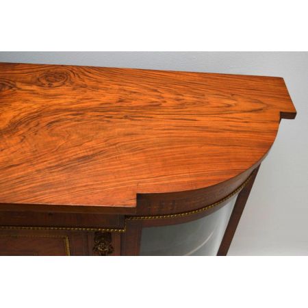 Antikes viktorianisches Walnuss Credenza Sideboard