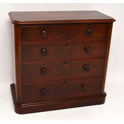Antiker Victorian Mahogany Chest of Drawers