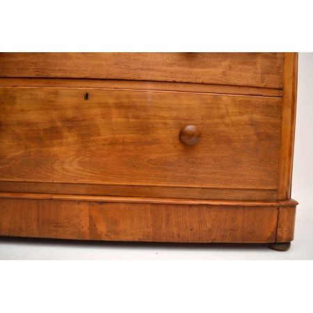 Große antike viktorianische Satin Birken Kommode