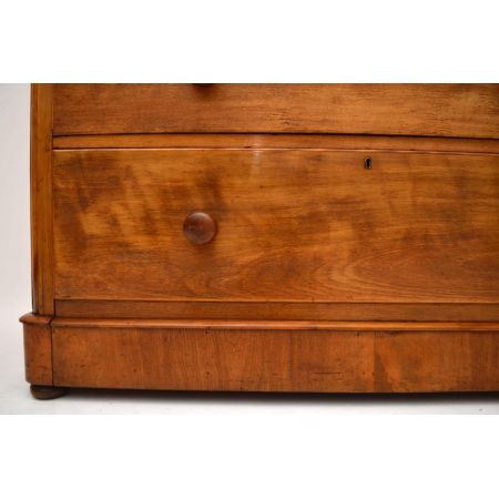 Große antike viktorianische Satin Birken Kommode