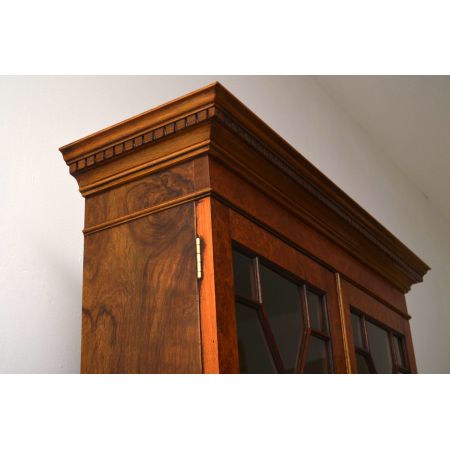 Antikes georgianischer Stil Mahagoni Bücherei Bücherregal