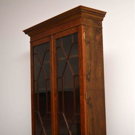 Antikes georgianischer Stil Mahagoni Bücherei Bücherregal