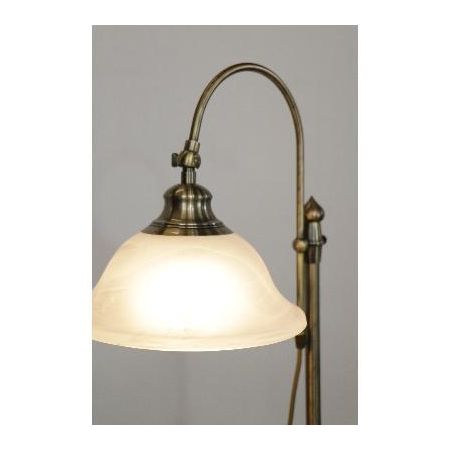 Art Déco Standleuchte in Messing - sofort lieferbar