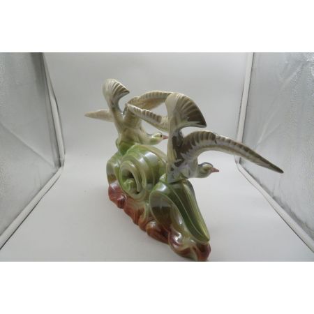 Art Déco Skulptur "Vogel Paar"