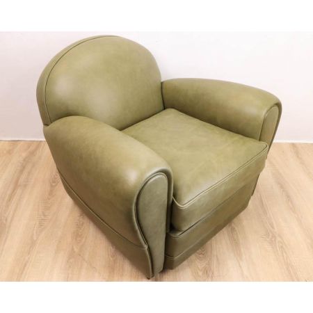 Retro Clubsessel "Phoenix" in Vintage Olive - sofort lieferbar