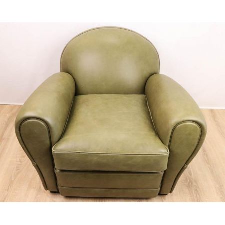 Retro Clubsessel "Phoenix" in Vintage Olive - sofort lieferbar