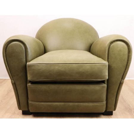 Retro Clubsessel "Phoenix" in Vintage Olive - sofort lieferbar