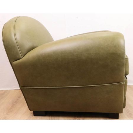 Retro Clubsessel "Phoenix" in Vintage Olive - sofort lieferbar