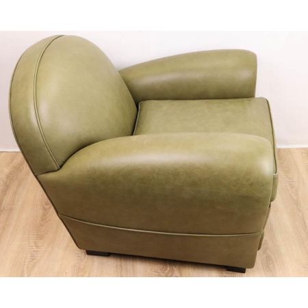 Retro Clubsessel "Phoenix" in Vintage Olive - sofort lieferbar