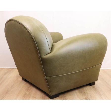 Retro Clubsessel "Phoenix" in Vintage Olive - sofort lieferbar