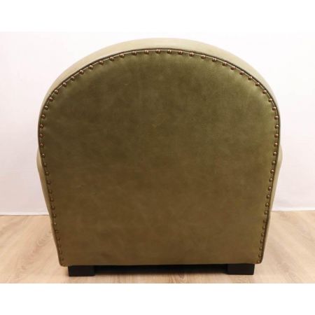 Retro Clubsessel "Phoenix" in Vintage Olive - sofort lieferbar