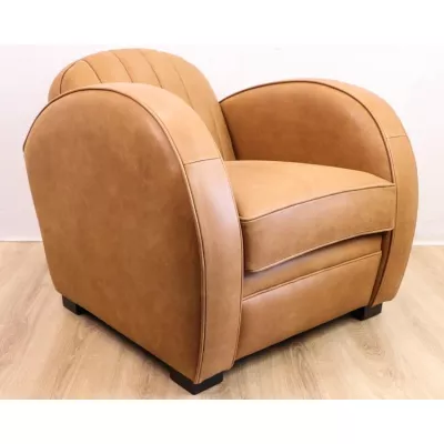 "Brooklyn Cushion" Clubsessel Rindsleder Premiumleder