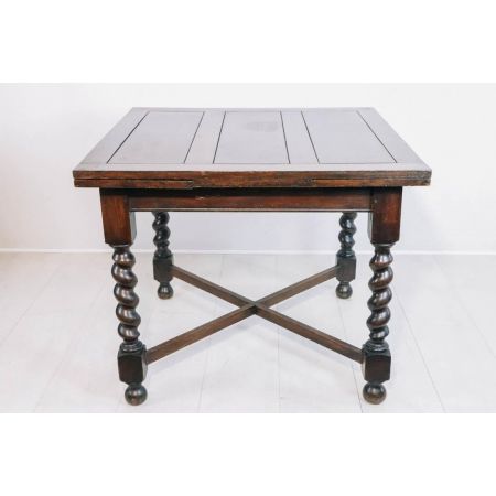 Ausziehbarer massiver Esstisch/Draw Leaf Table aus Eiche