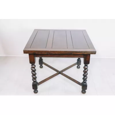 Ausziehbarer massiver Esstisch/Draw Leaf Table aus Eiche