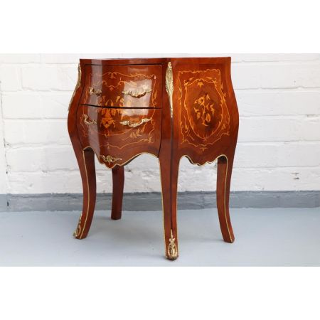 Barock Kommode mit zwei Schubladen