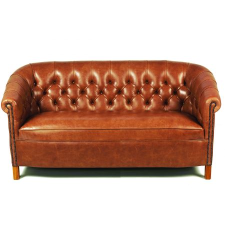 "Baron" 3-Sitzer Original englisches Chesterfield Sofa