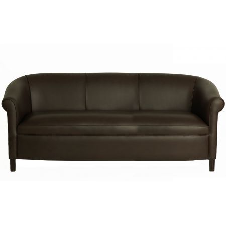 "Baron Plain" 3-Sitzer Original englisches Chesterfield Sofa