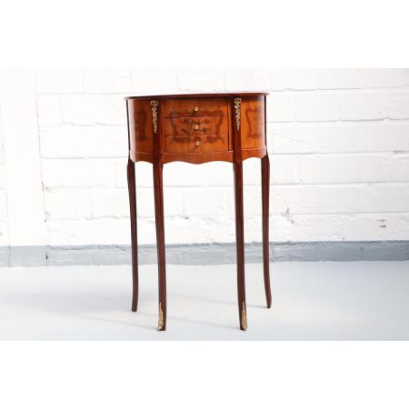 MORRIS Barock Stil 2er Set Beistelltische "Serge", in Cognac - sofort lieferbar