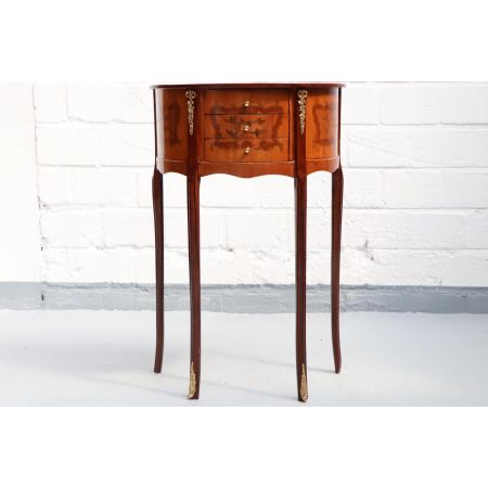 MORRIS Barock Stil 2er Set Beistelltische "Serge", in Cognac - sofort lieferbar
