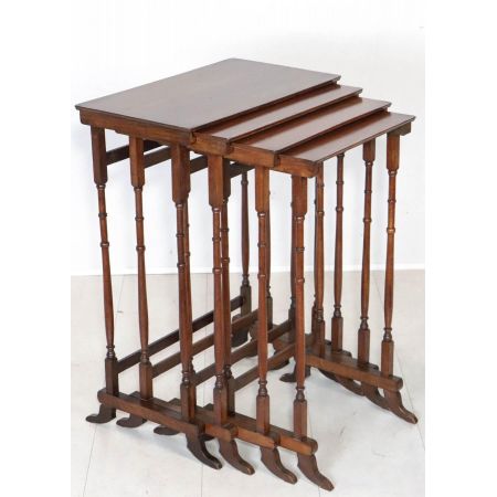 Edwardianisches Nest of Tables/Beistelltische aus Mahagoni