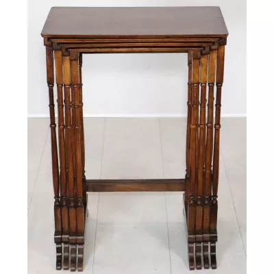Edwardianisches Nest of Tables/Beistelltische aus Mahagoni
