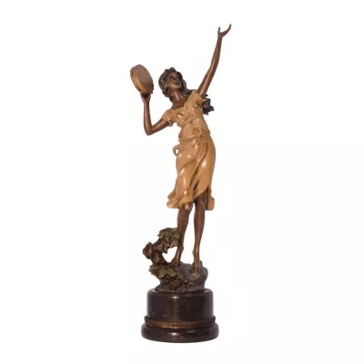 Bronzefigur The Dance 53,6x13,3x17,4cm