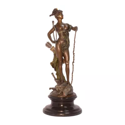 Bronzefigur Diana Victorious 47,6x17,9x17,9cm