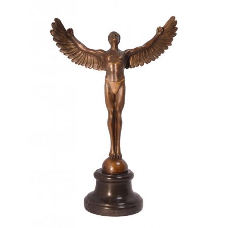 Bronzefigur Icarus 40,8x12,6x27,1cm