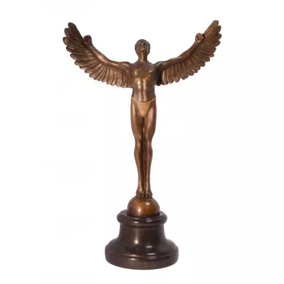 Bronzefigur Icarus 40,8x12,6x27,1cm